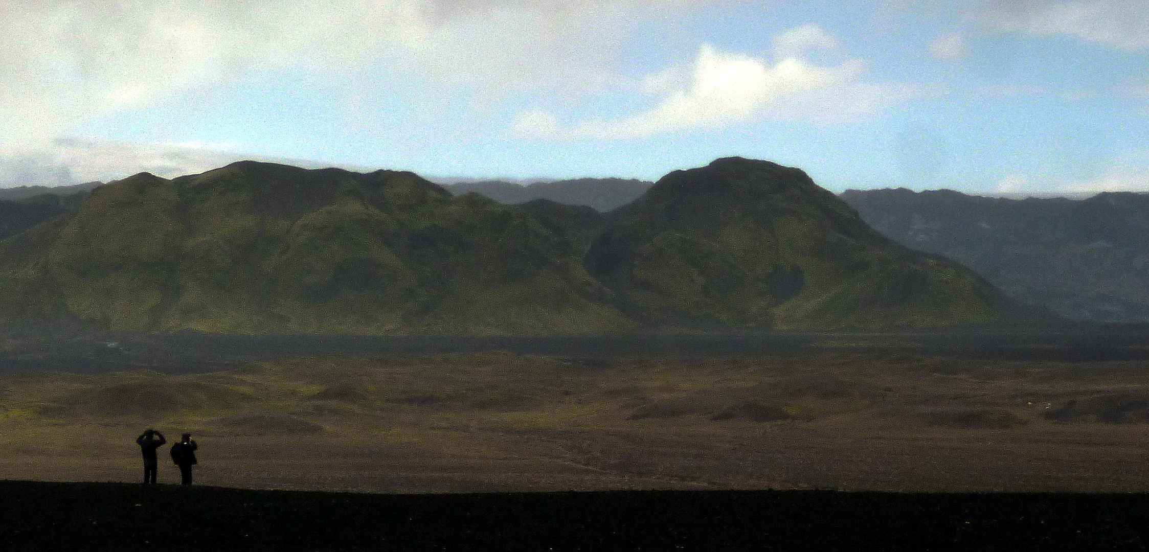 Lunar landscape in Iceland