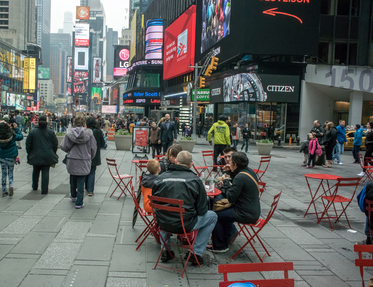 Lunch am Times Square