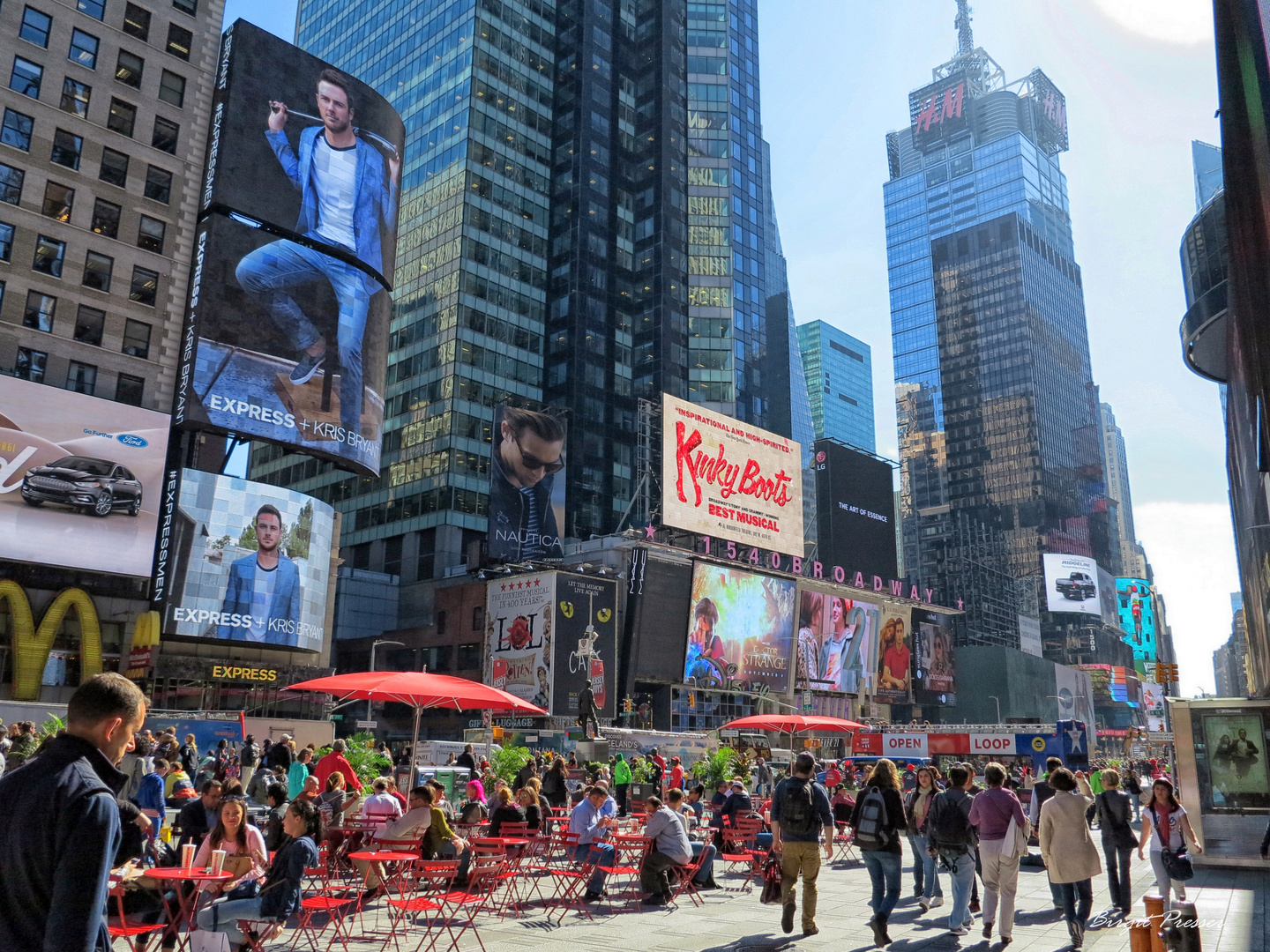 lunch at Times Square