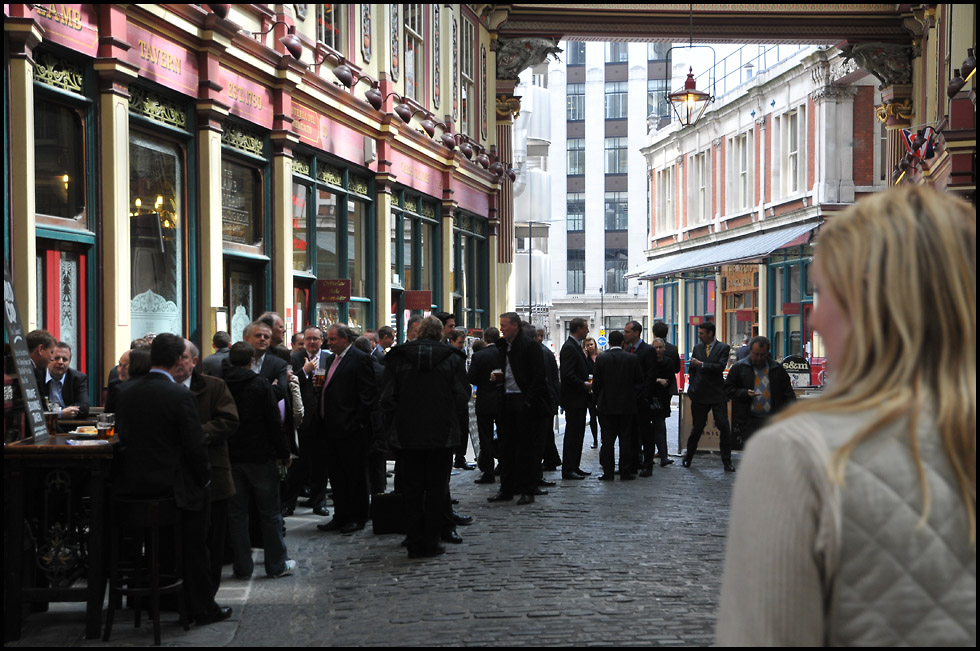 lunch time in Leadenhall market 1