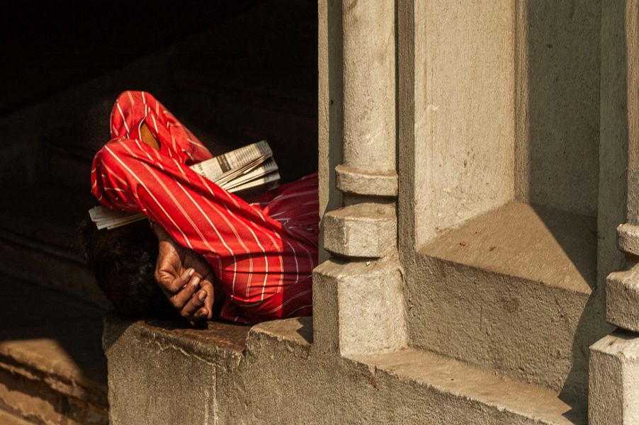 Lunchtime in New Delhi 