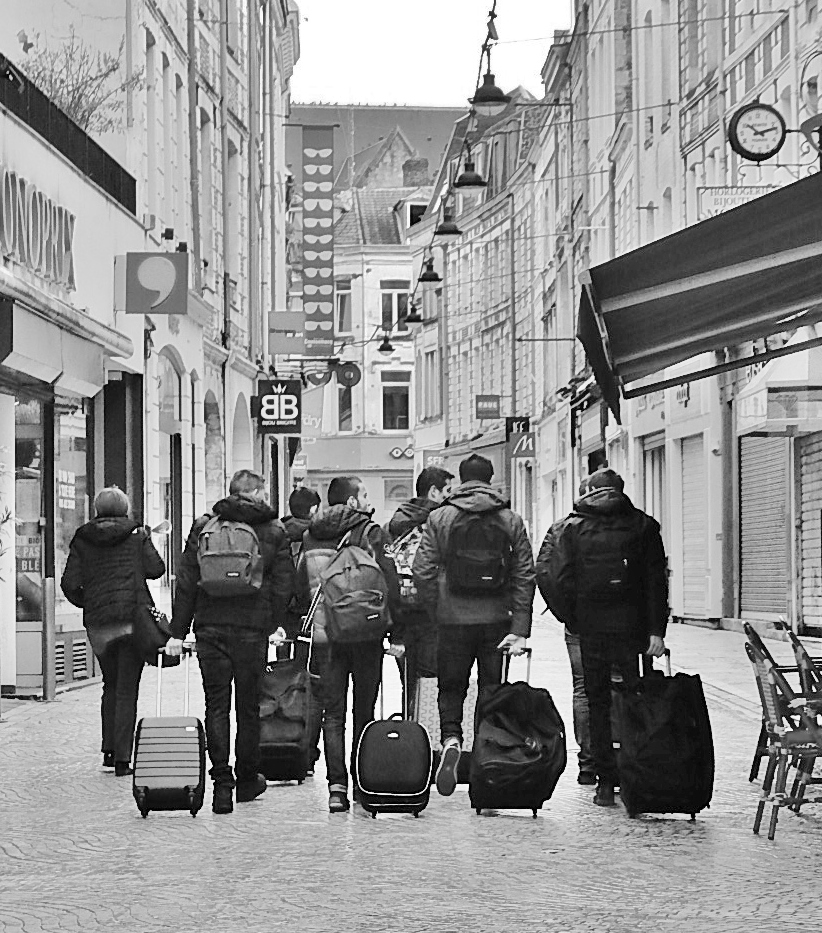 Lundi matin rue Ronville Arras