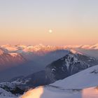 Lune au dessus du Chablais