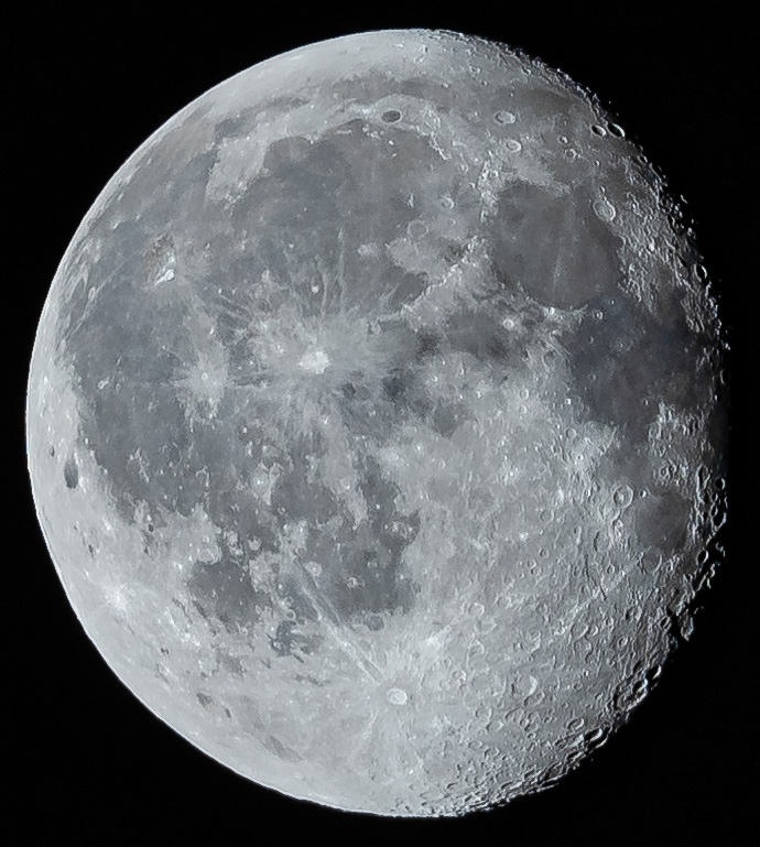 Lune gibbeuse décroissante