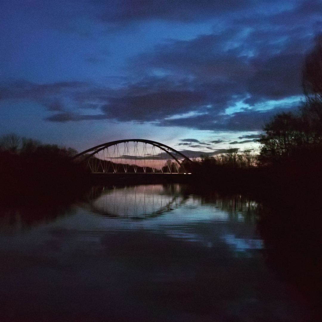 Lunebrücke im letztem Licht 
