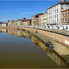 Lungo l'Arno a Pisa