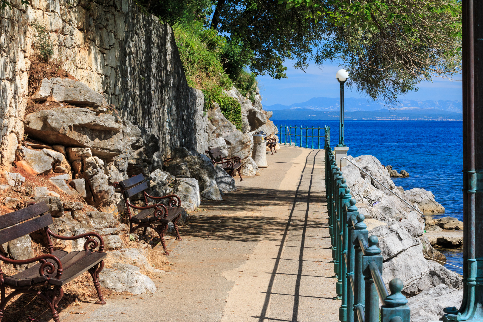 Lungomare - Promenade an der Riviera von Opatija