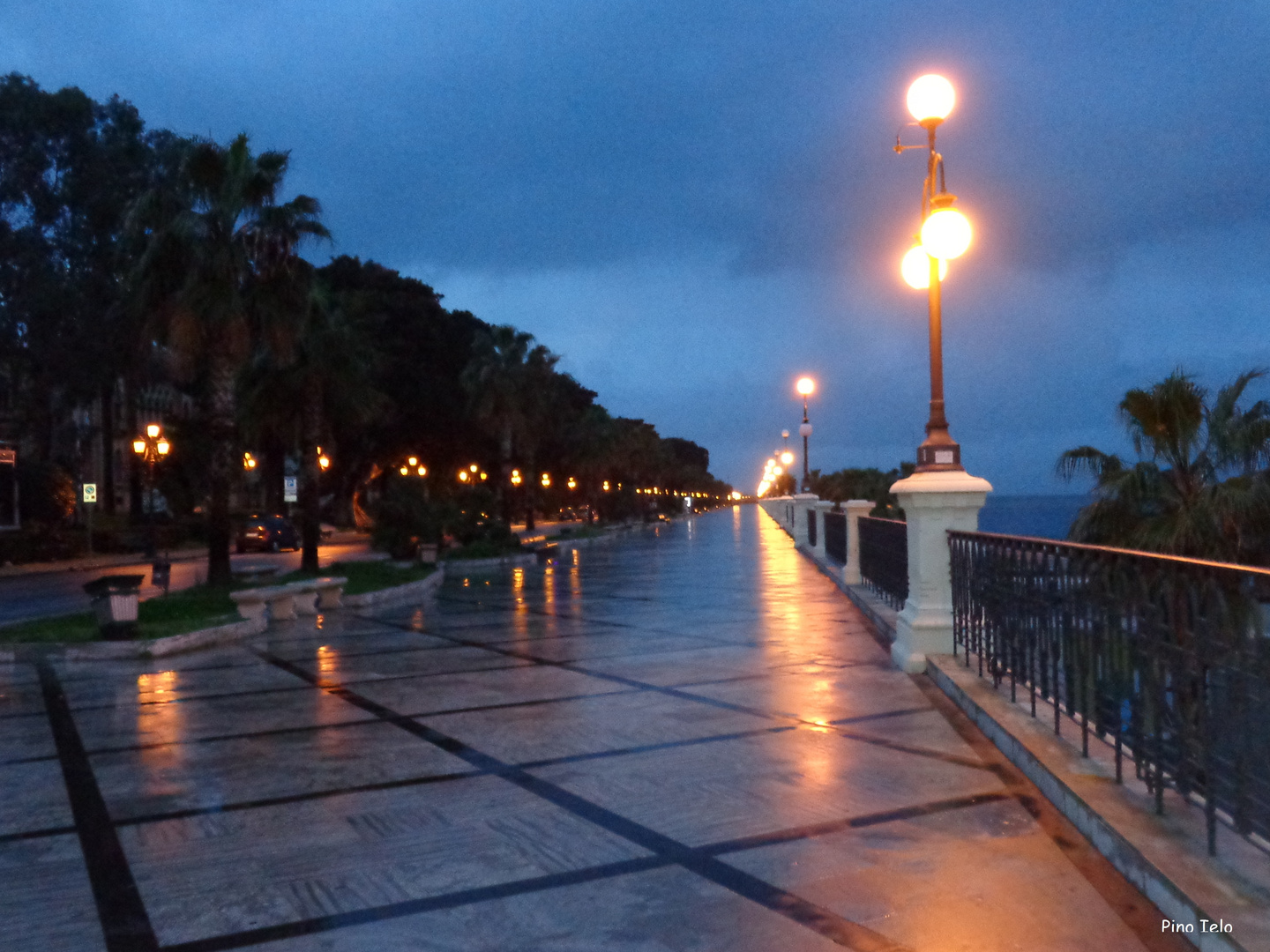 Lungomare Reggio Calabria - alba