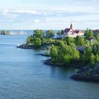 Luoto / Klippan in der Hafeneifahrt von Helsinki