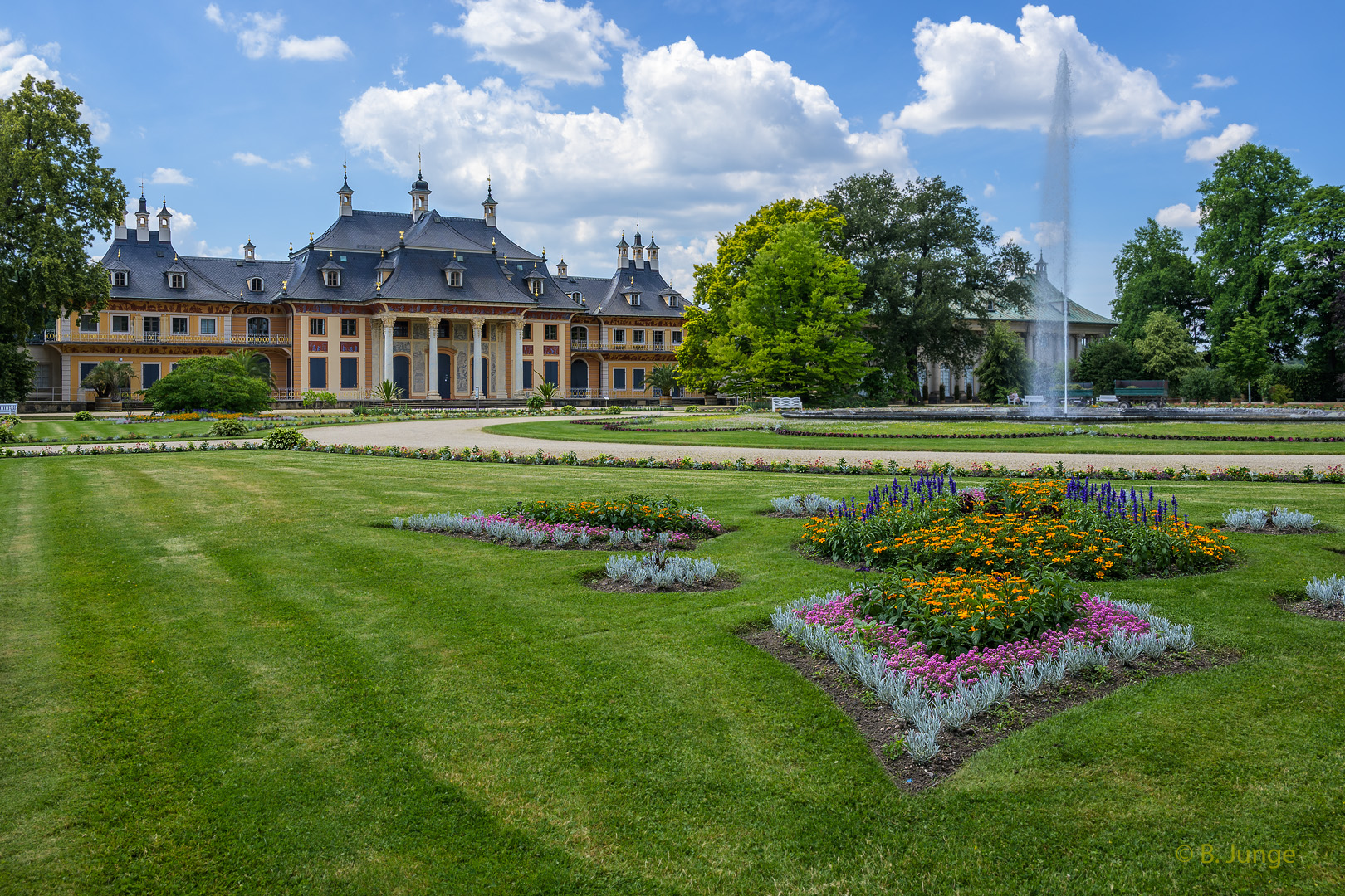 "Lustgarten" am Schloss Pillnitz