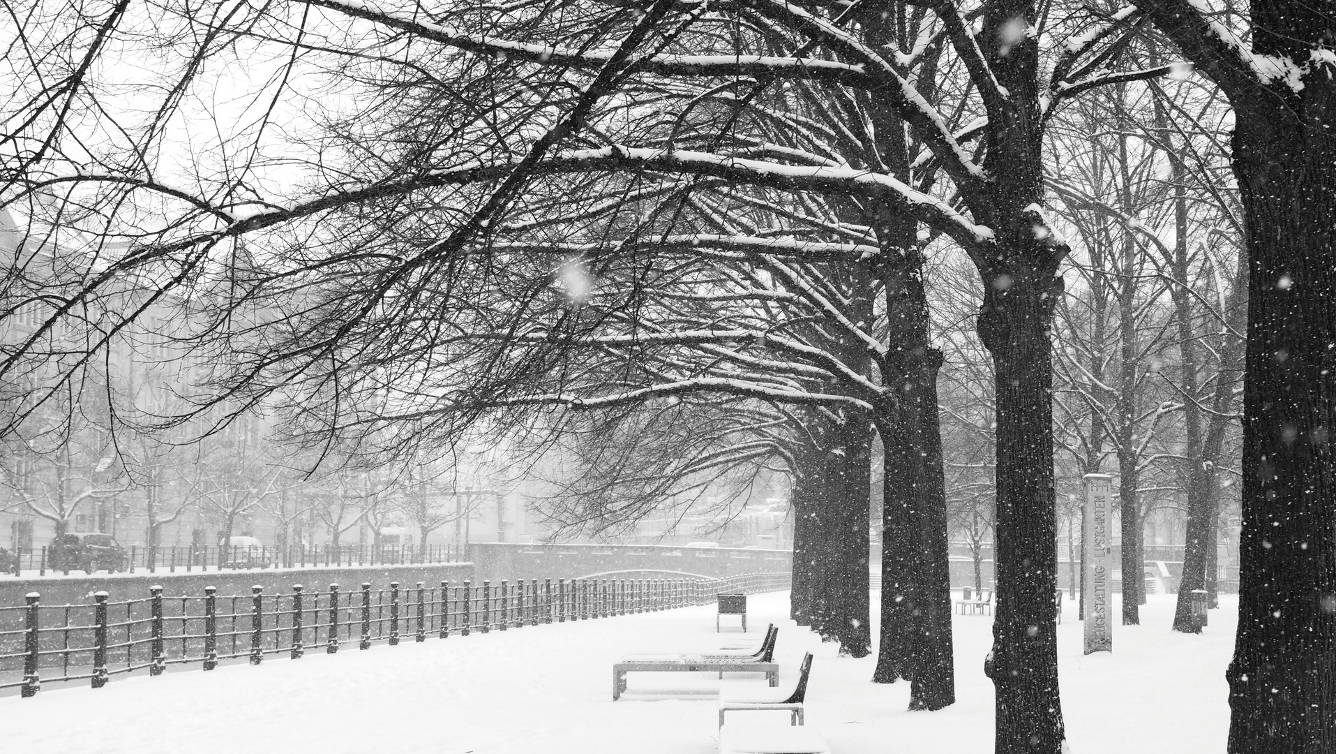 Lustgarten im Winter