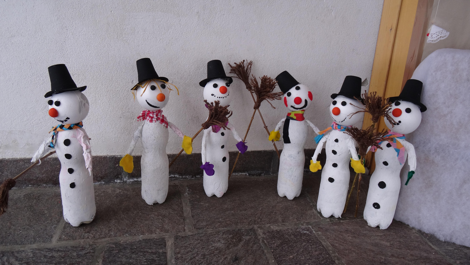 Lustige Schneemänner Foto &amp; Bild | natur-kreativ, lustige schneemänner ...