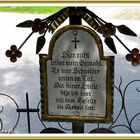 Lustiger Friedhof  (mit Gedicht)