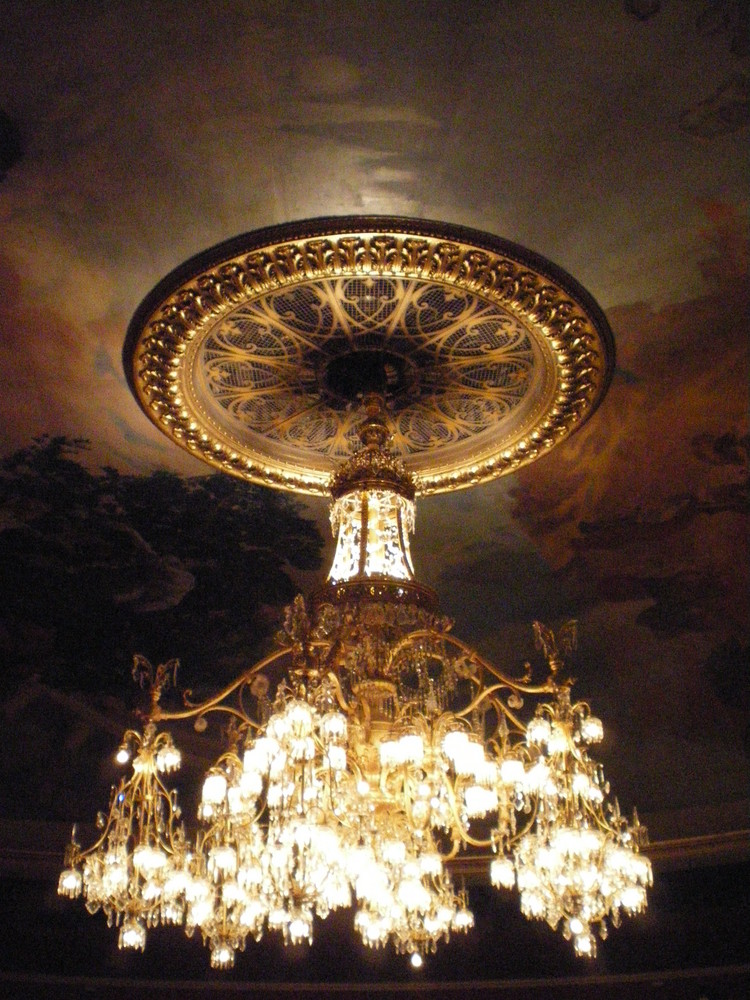 lustre de la Comédie française, fin de séance