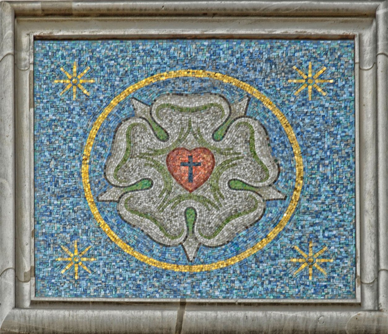 Luterherrose - Mosaik - Berliner Dom