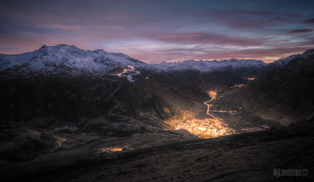 ~ Lutersee: Andermatt by night ~