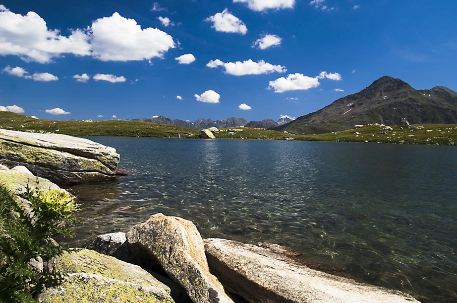 Lutersee mit Pazolastock / Oberaplpass