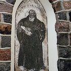 Luther an einer Kirche in Silute (Stadt am Kurischen Haff)