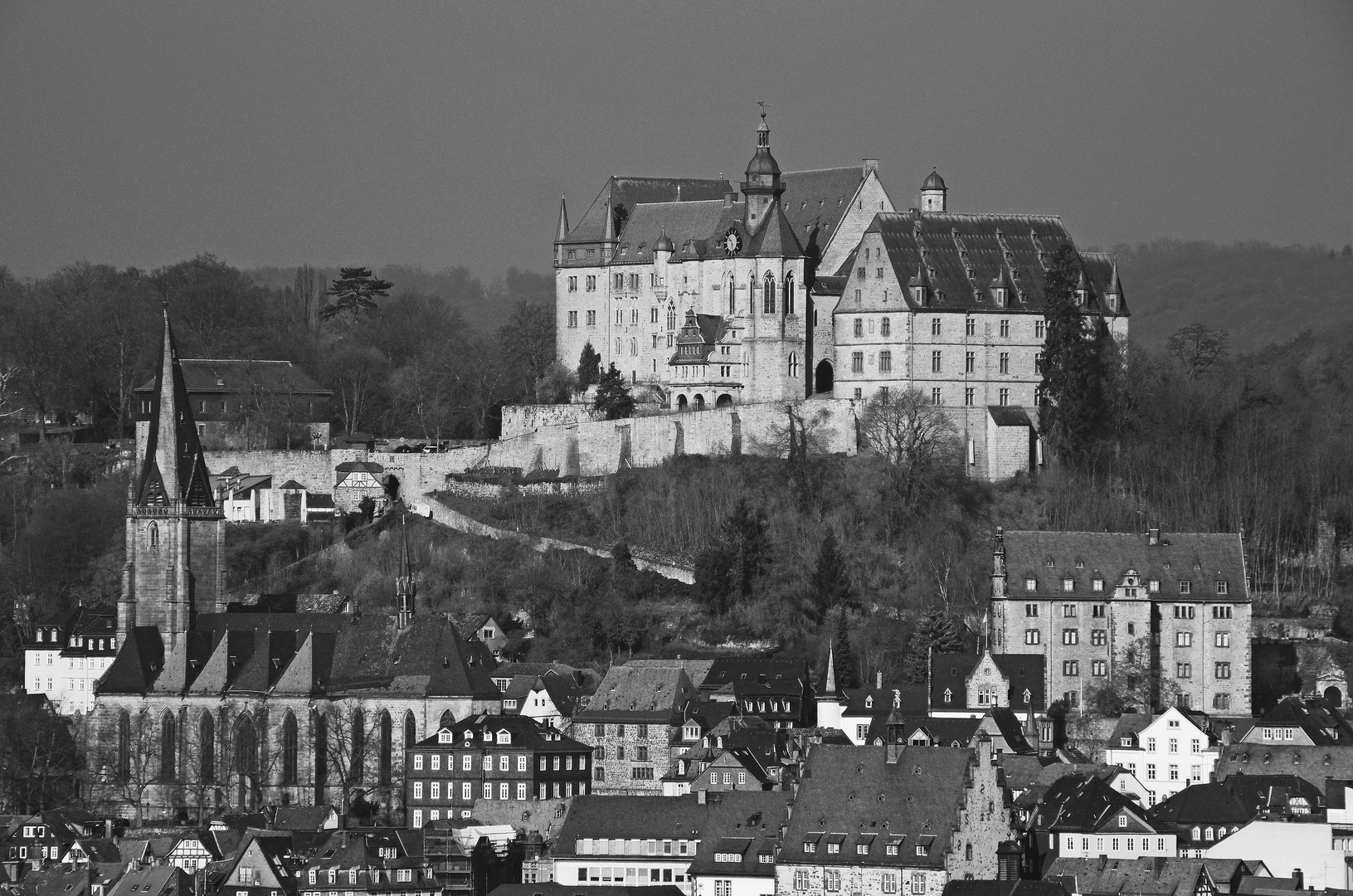 Lutherische Pfarrkirche und Marburger Schloss