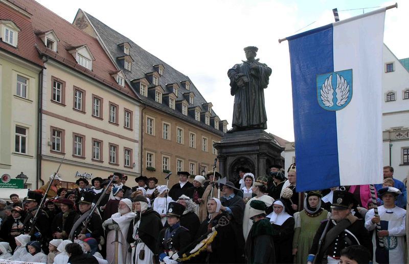 Luthers Geburtstag in Eisleben 2006