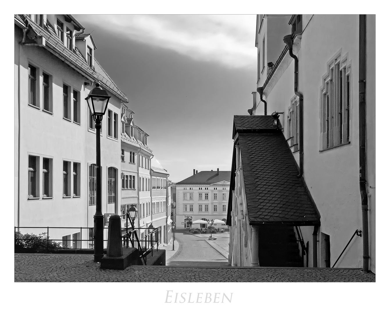 Lutherstadt-Eisleben " Blick, zum Marktplatz aus meiner Sicht..."