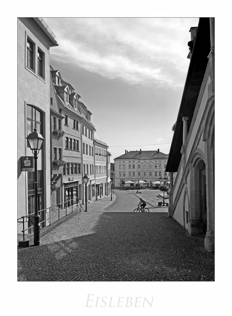 Lutherstadt-Eisleben " Blick, zum Marktplatz aus meiner Sicht*..."