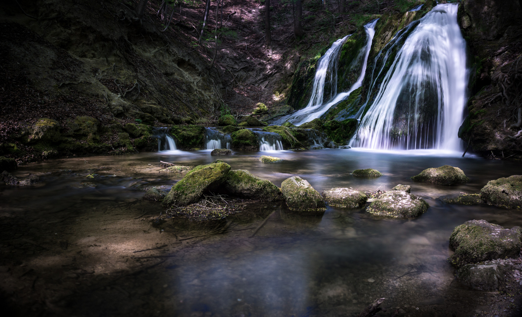 Lutter Wasserfall im Eichsfeld