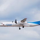 Luxair im Anflug auf Frankfurt