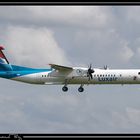 Luxair neue Dash 8-Q402 in neuen Farben