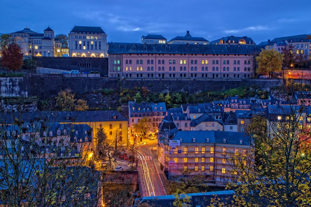 Luxembourg Altstadt by Night