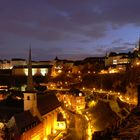 Luxembourg bei Nacht