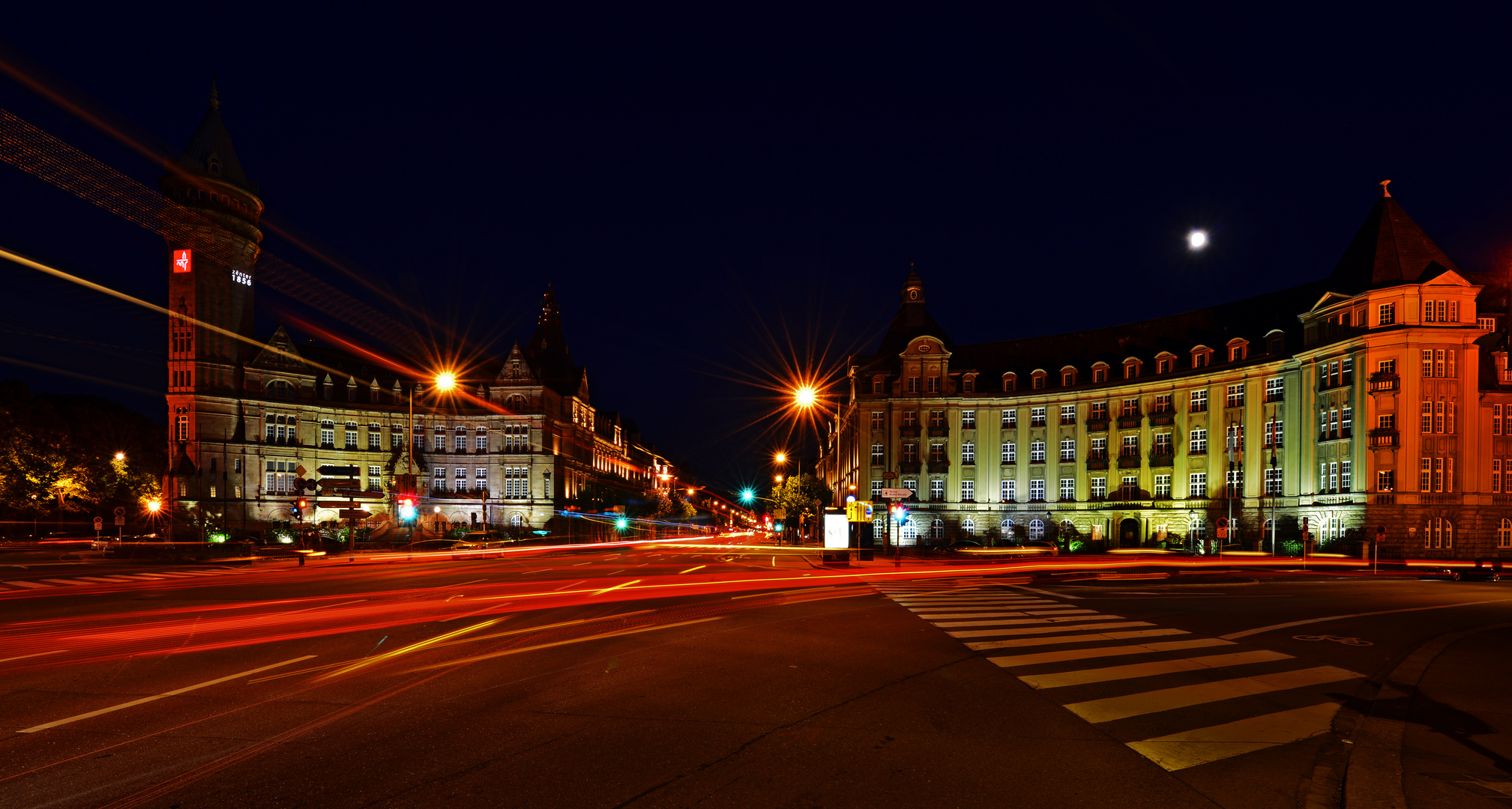 Luxembourg bei Nacht