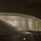 Luxembourg by Night der Kirchberg die Philharmonie seitlich