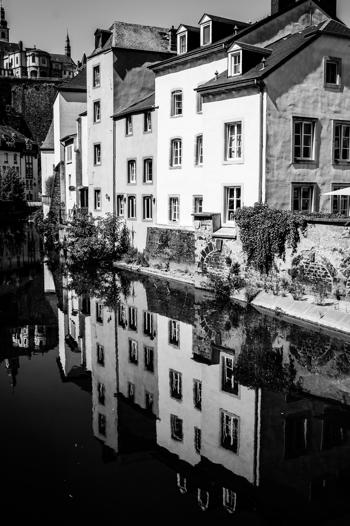 Luxembourg City in summer