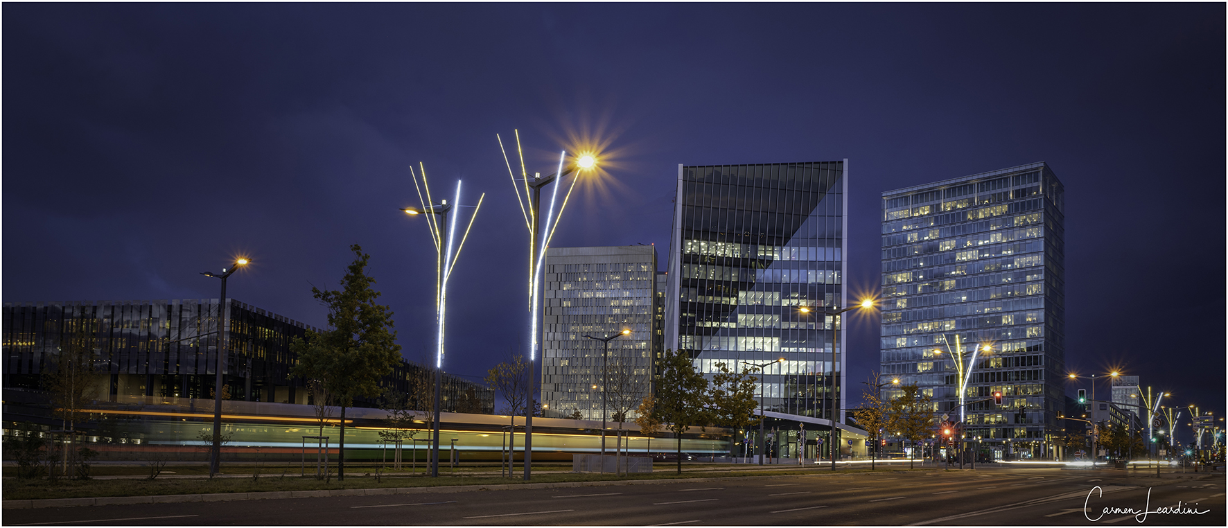 Luxembourg-Kirchberg at night II