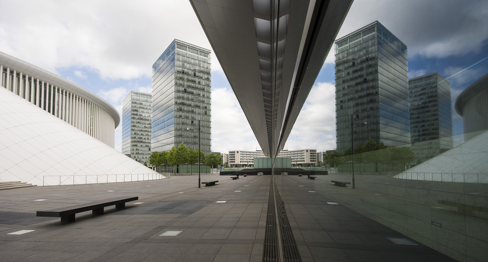 Luxembourg - Kirchberg - Place de l'Europe - European Convention Center