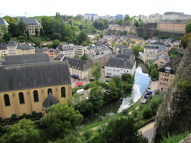 Luxembourg - Oberstadt und Unterstadt