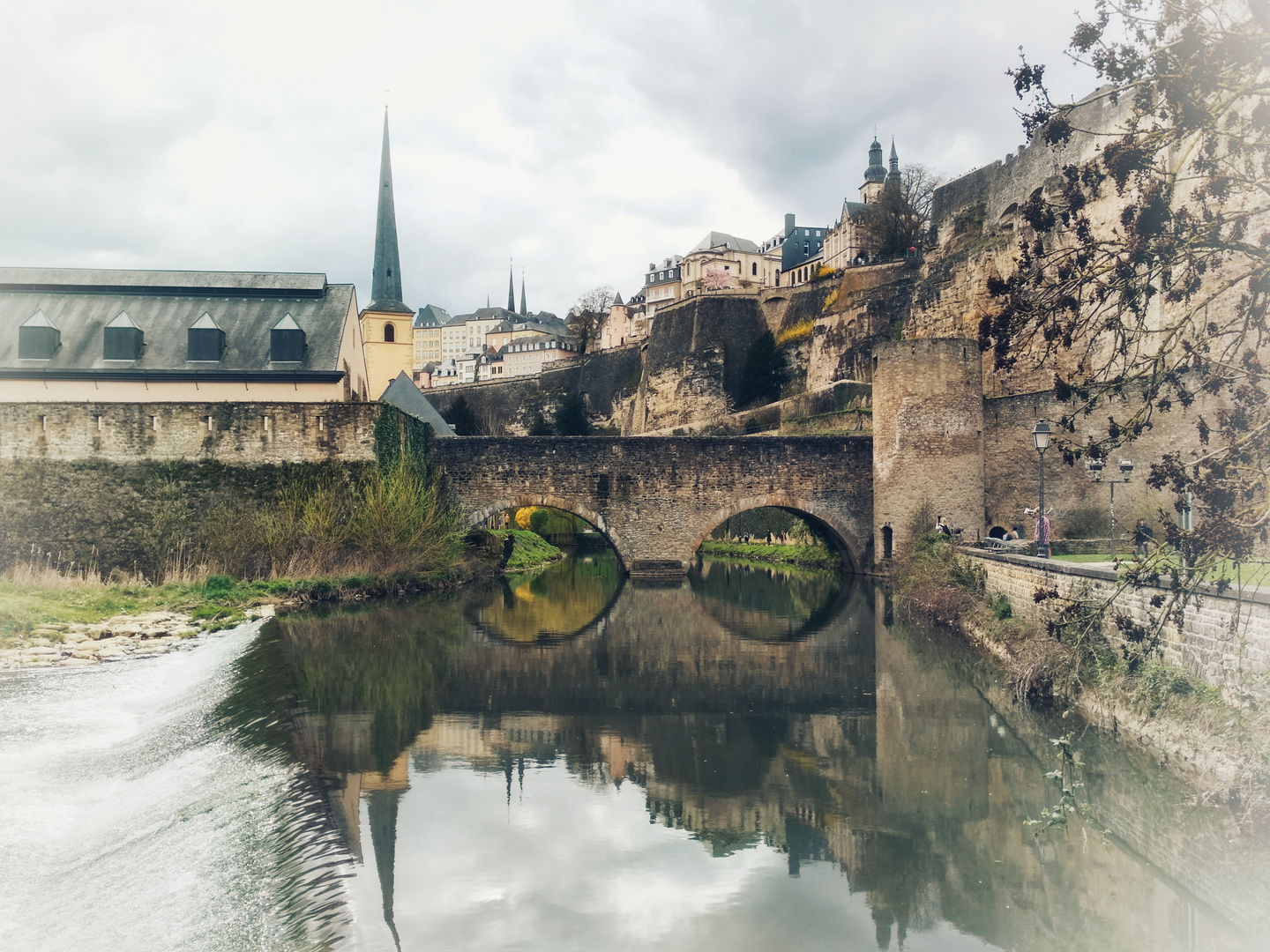 Luxemburg Brücke bei Kasematten 