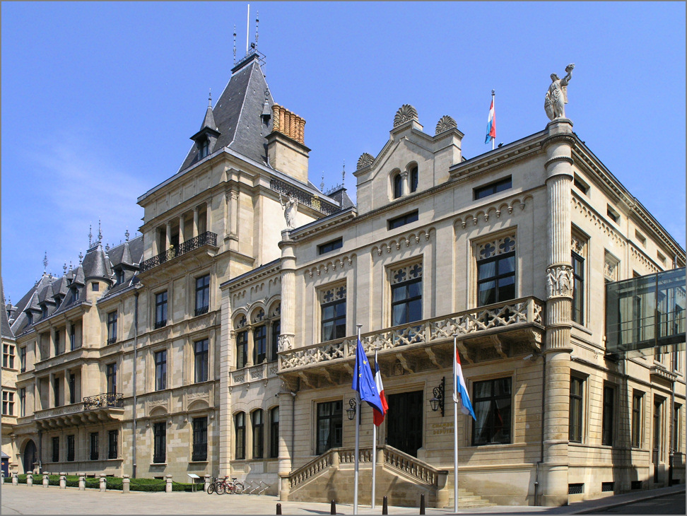 Luxemburg Großherzogliches Palais u. Foto & Bild