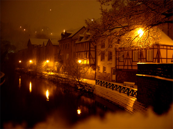 Luxemburg / Grund im Winter