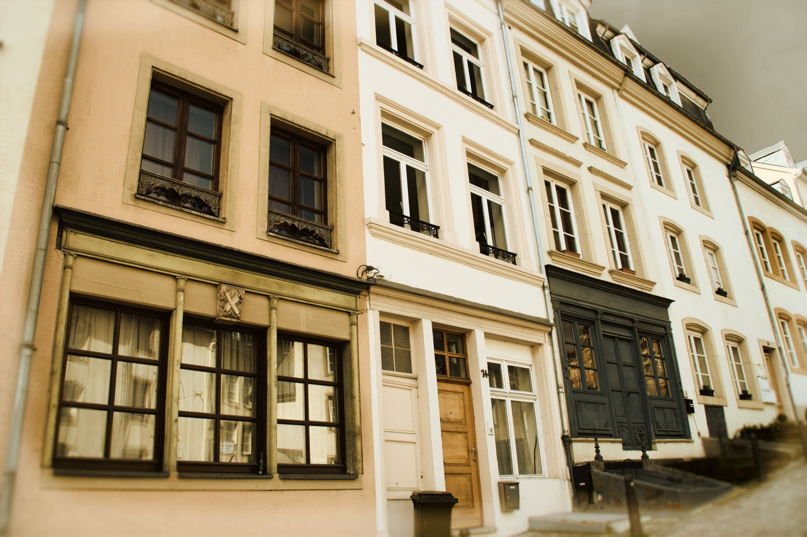 Luxemburg Houses closed to Ground