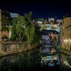 Luxemburg Stadt by night
