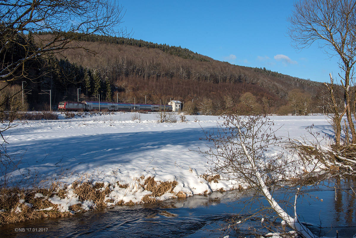 Luxemburgs Bahnen im Winter