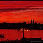 Luxor Egypt skyline at sunrise