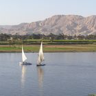 Luxor mit Blick auf das Tal der Könige