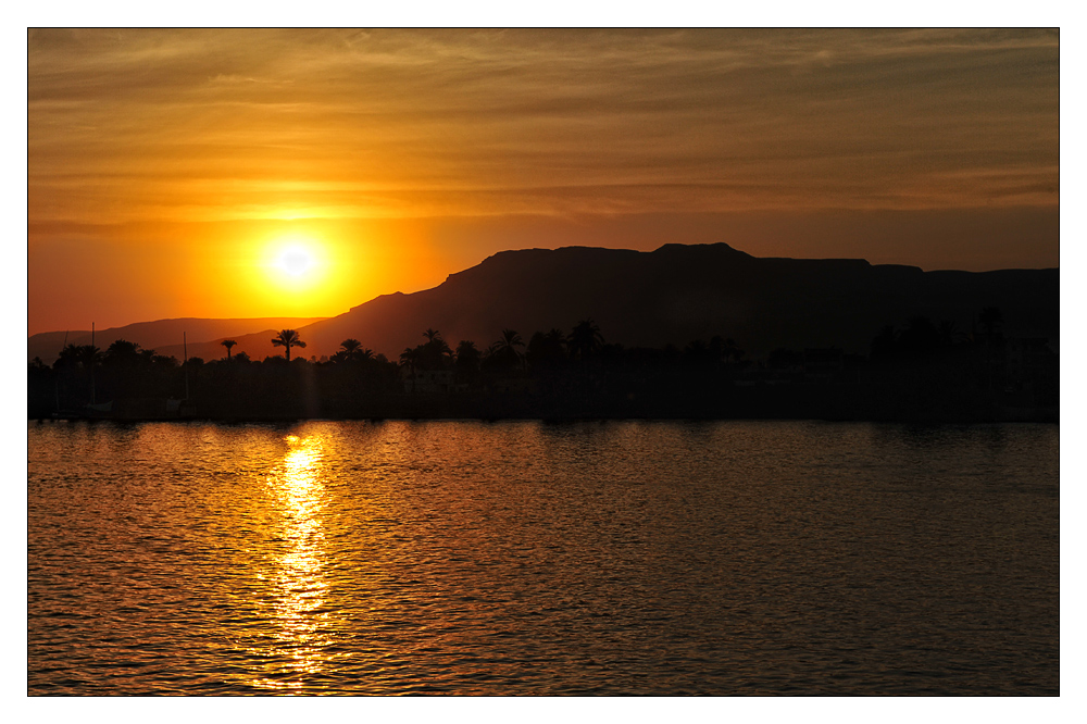 .. luxor sunset ..