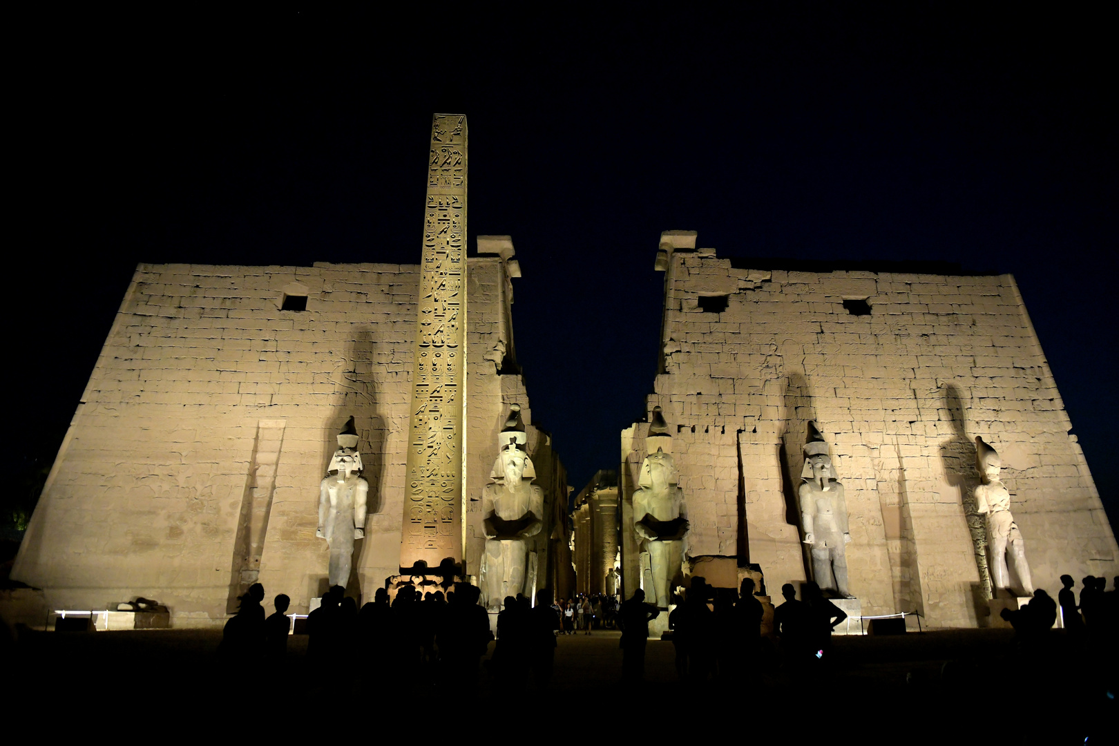 Luxor-Tempel am Abend 1