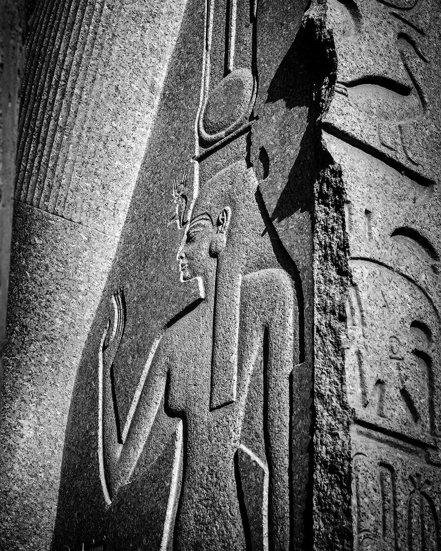 Luxortempel Relief SW