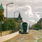 LuxTram in der Avenue de la Liberté