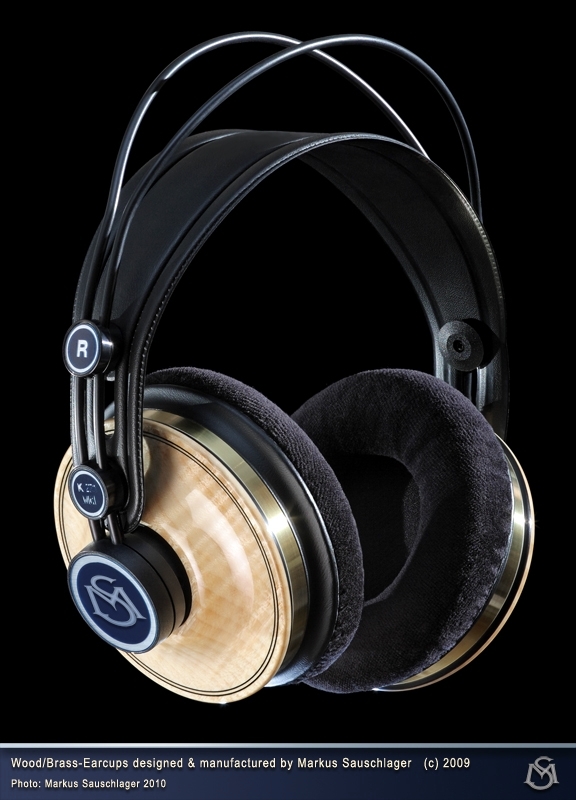 Luxury-Headphone Prototype (based on AKG K271)